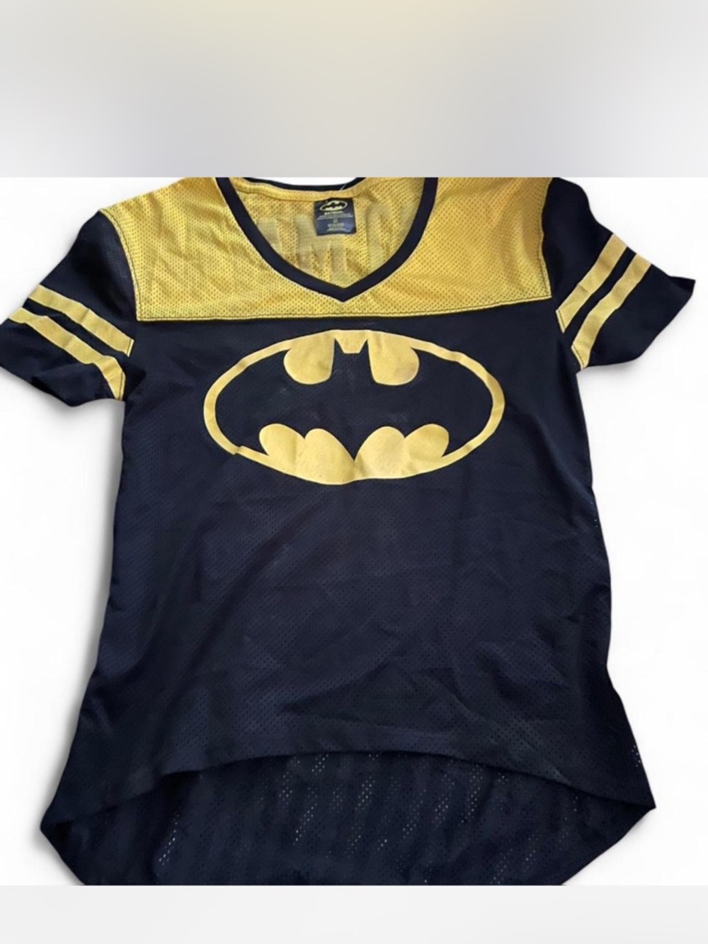 Batman Yellow and Black Label Mesh Jersey